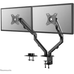 Neomounts Flat Screen Desk Mount (stand/grommet) (Tisch, 27", 7 kg), Monitor Halterung, Schwarz