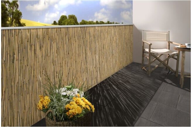 floraworld Tapis en roseau 160 x 600 cm Comfort Plus (012567)
