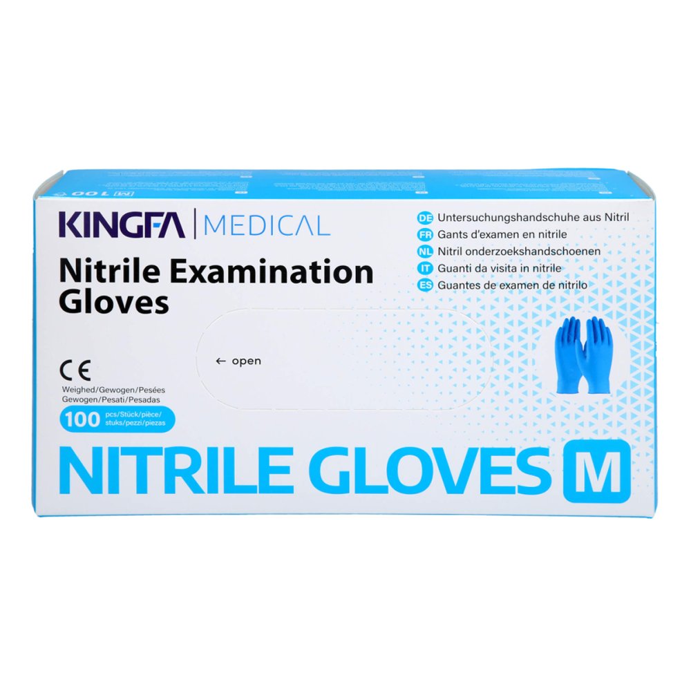 Büttner-Frank GmbH Nitril Einmal Handschuhe puderfrei mittel 06589005
