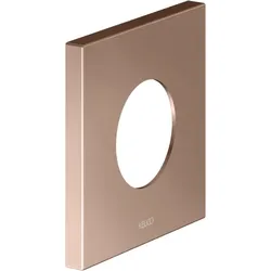 KEUCO IXMO Wandrosette 59556290092 eckig, Übergröße, für Ventile und Thermostat-Brausemischer, 10,5 x 10,5 cm, Rotgold gebürstet