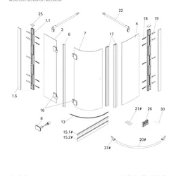 HSK Ersatzteile Dichtungssatz, Set, E160087-41 E160087-41
