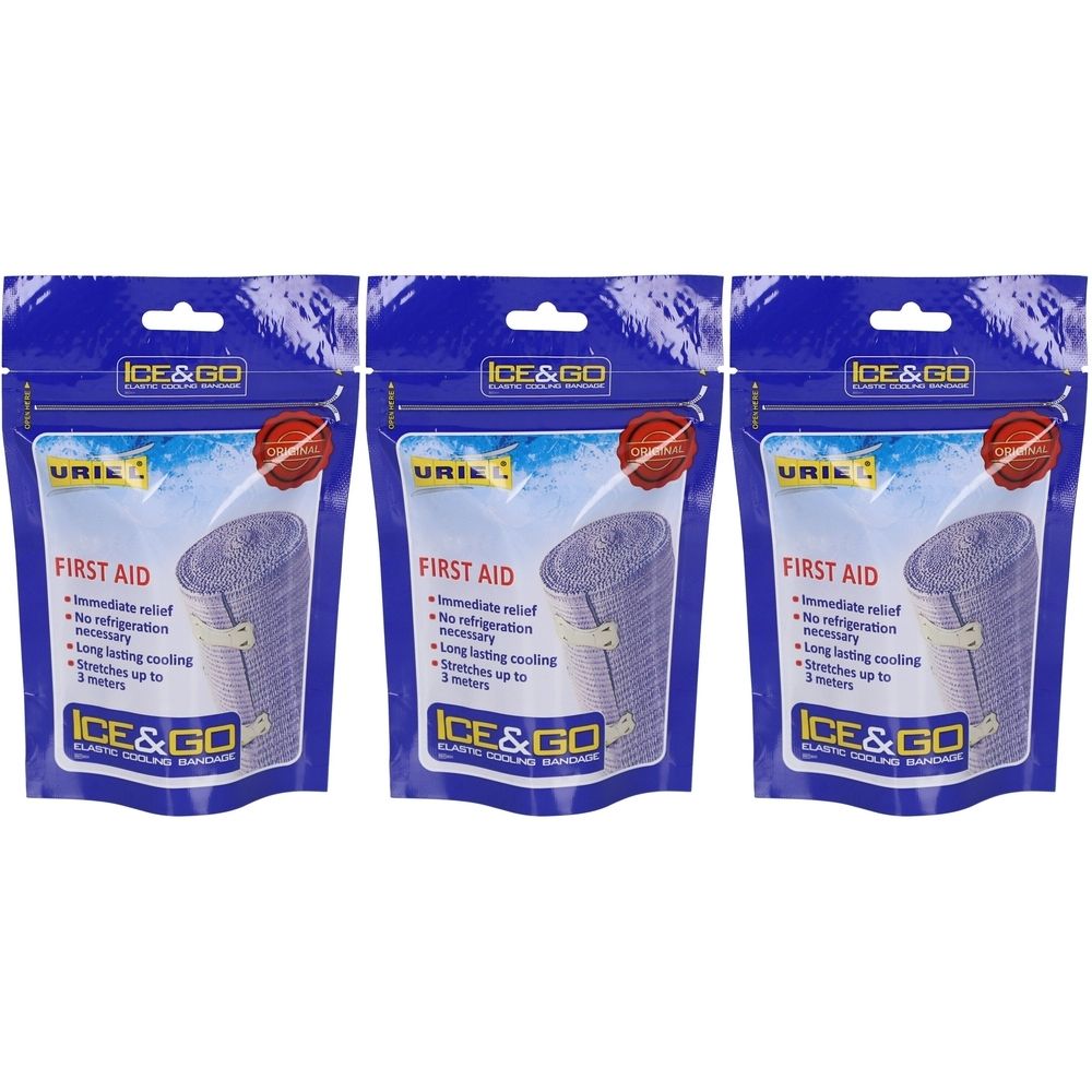 ICE & GO kühlende elastische Bandage 3x 3x1 St Bandage(s)