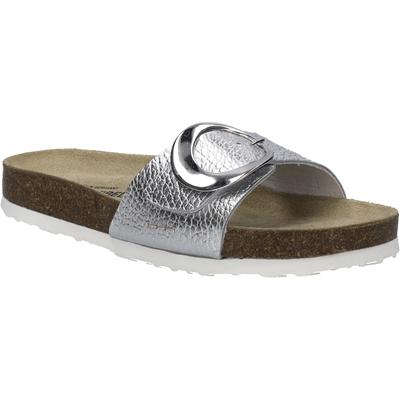 Sandale JOSEF SEIBEL "Hermine 14, silber", Damen, Gr. 40, silber, Obermaterial: 100% Rindsleder Leather cow., Schuhe Sandale