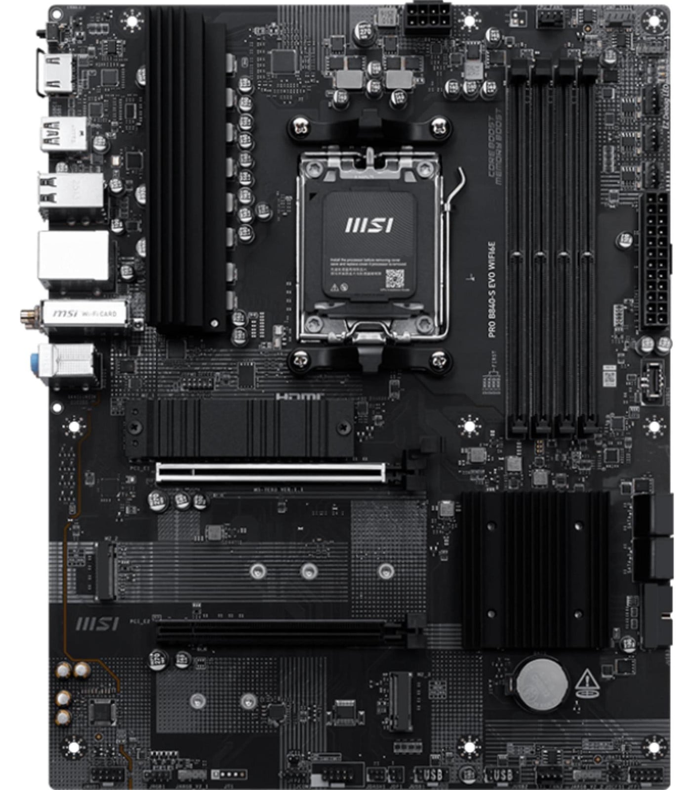 MSI PRO B840-S EVO WIFI6E moederbord