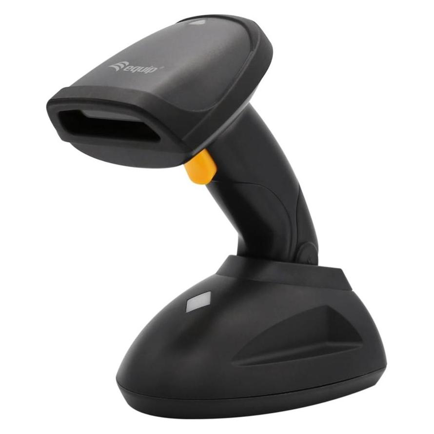 equip Barcode Handscanner 1D Laser Wireless USB schwarz (1D-Barcodes) (351025)