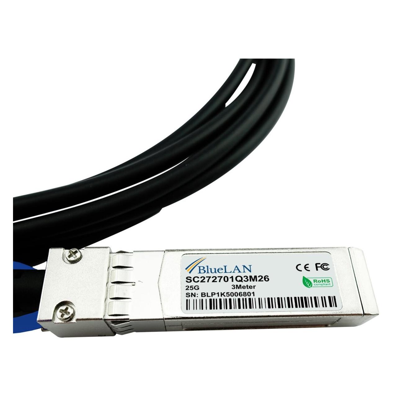 CBO Meraki SFP28-DAC-3M kompatibles BlueLAN DAC SFP28 SC272701Q3M26 (SFP28-DAC-3M-MR-BL)