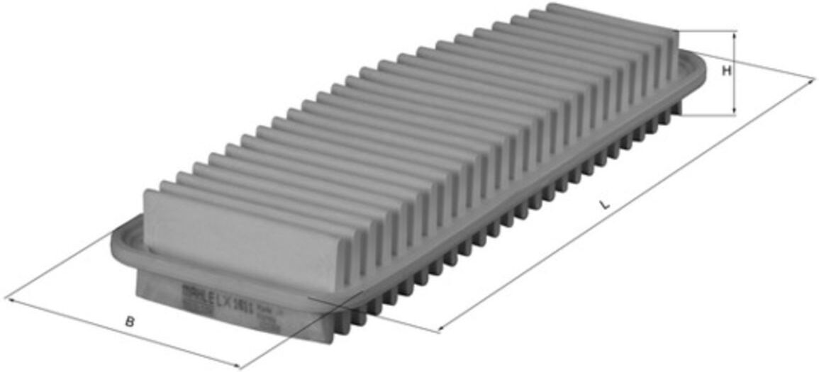 Luftfilter MAHLE KNECHT LX 1611