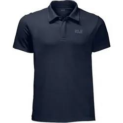 JACK WOLFSKIN Herren Polo Three Towers, Größe S in Blau Blau