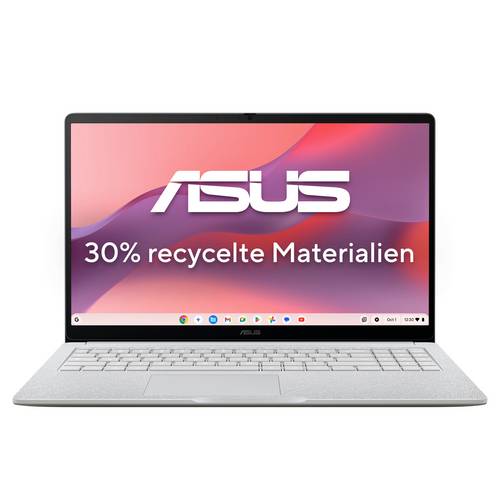 Asus Chromebook Chromebook CX15 39.6 cm (15.6 Zoll) Full HD MediaTek Kompanio 540 4 GB RAM Deutsch, QWERTZ ARM ARM Mali-G57 MC2 Grau 90CB0AF2-