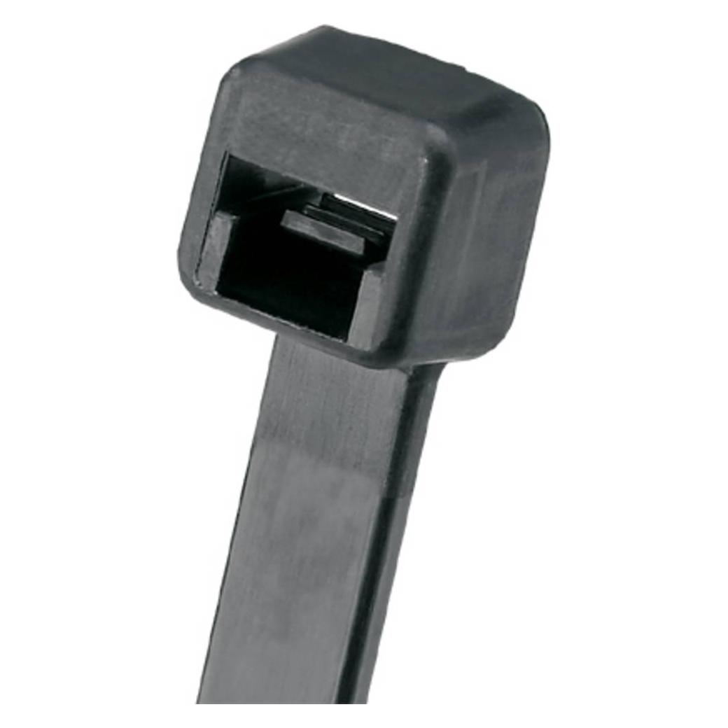 Panduit Cable Tie, 14.5"L (368mm), Light-Heavy, Weather Resistant, Black, 50pc, Nylon, Schwarz, 36,8 (368 mm, 50 Stk.) (PLT4H-L0)