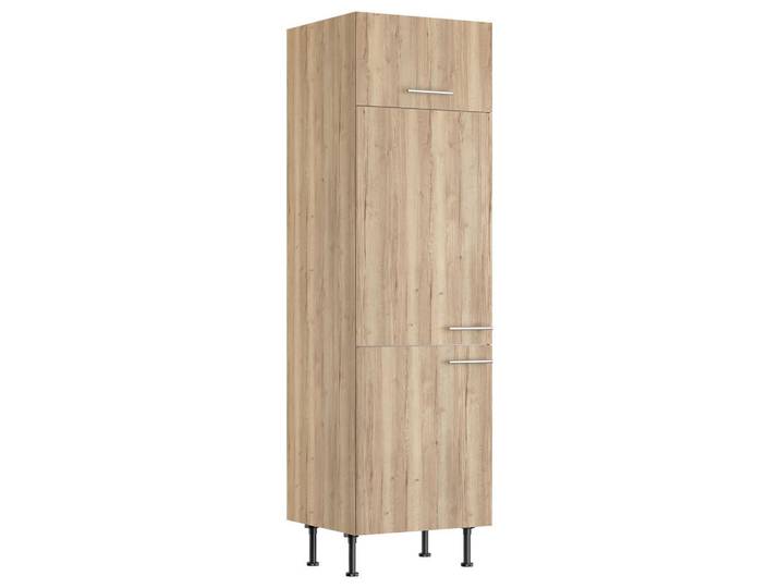 Optifit Geräteumbauschrank, Wildeiche, 1 Fächer, einzeln stellbar, 60x211.8x58.1 cm, Made in Germany, DIN EN ISO 14001, DIN EN ISO 50001, DIN EN ISO 9001, Zusatzausstattung erhältlich, Küchen, Küchenmöbel, Küchenschränke, Geräteumbauschränke