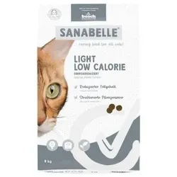 Sanabelle 1 x 8kg Light Low Calorie Katzentrockenfutter