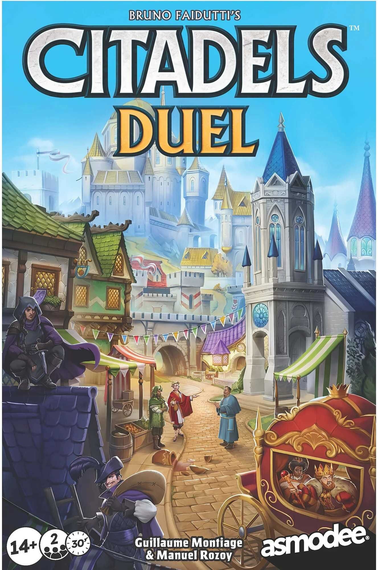 Citadels Duel - Strategic Board Game for Two Players, Ages 10+, by Z Man Games