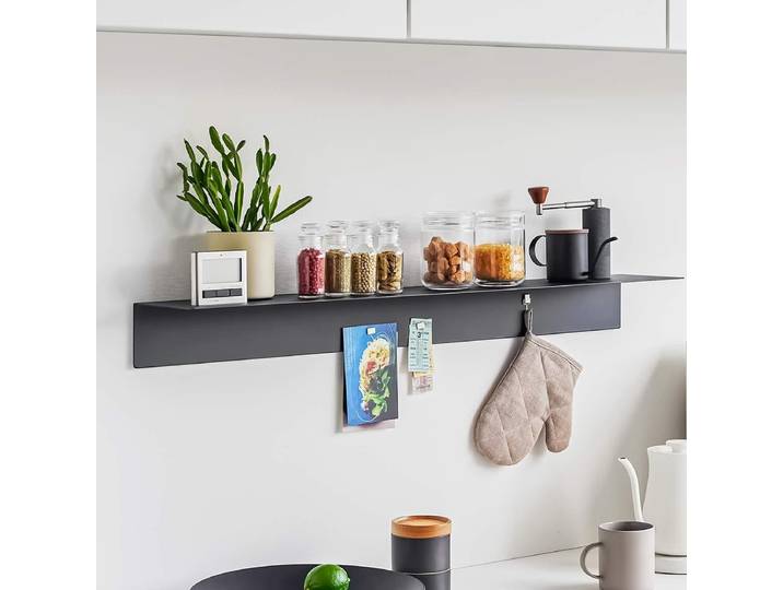 Etagère murale avec tableau magnétique L90 cm - TOWER