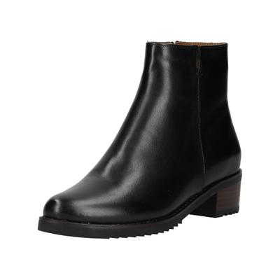 Stiefelette EVERYBODY "Everybody Stiefelette Leder", Damen, Gr. 37, schwarz, Leder, Schuhe Stiefelette