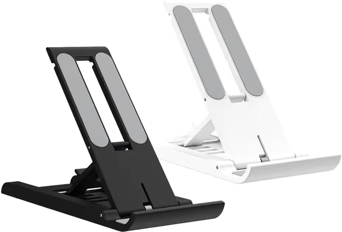 Mini Vouwstandaard voor Mobiele Telefoon en Tablet - Verstelbare Antislip Tafelhouder