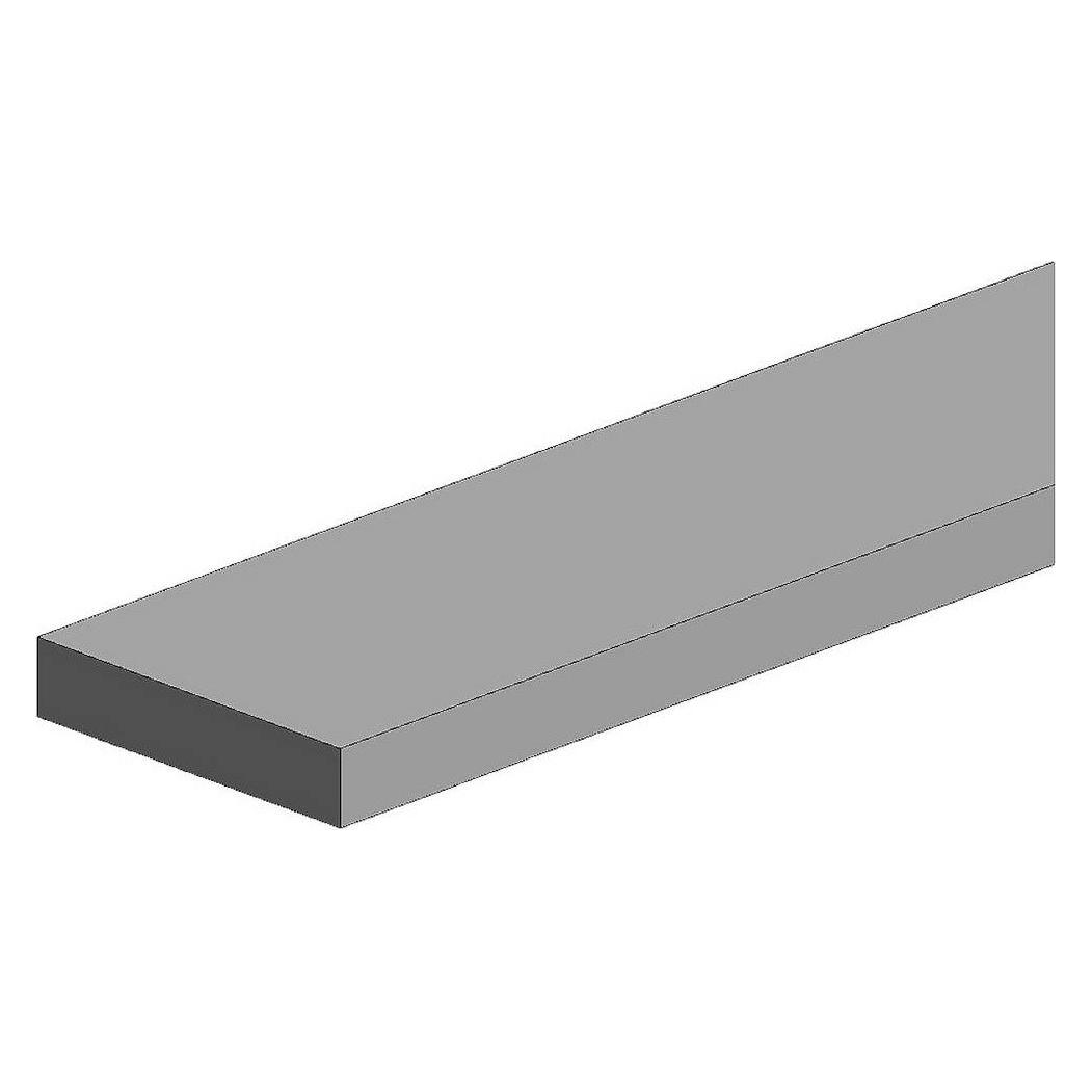 Aztek 35cm Leiste, opak P-Styren 2.0x 2.0mm (9 stk) (EV 164)