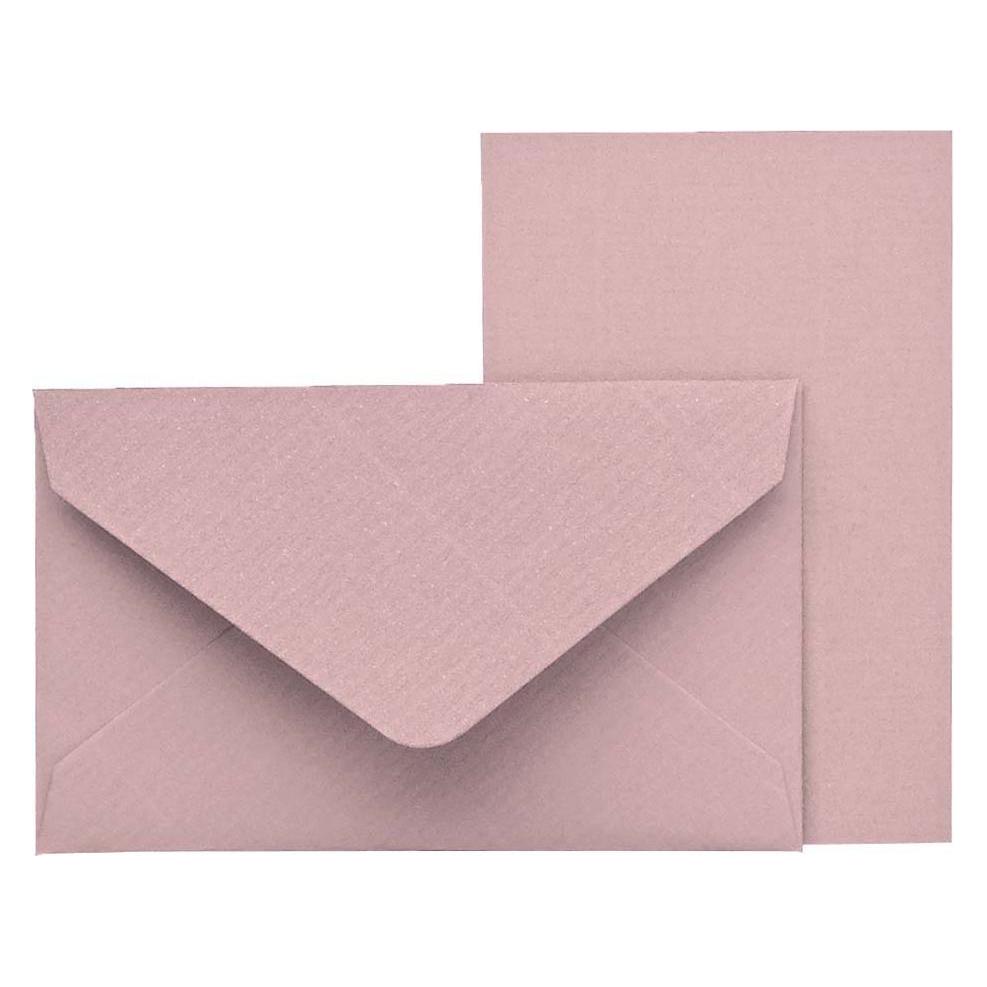 Rössler Kartenpack Kleine Feine 5 Karten/5 Briefumschläge rose (10 Stk.) (65855286)