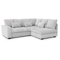 ECKSCHLAFSOFA Ramo mit Bettkasten, Topper gratis, Beige, rechts