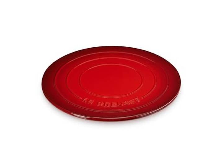 Le Creuset Pizzastein aus Steingut, rund, 38,1 cm, Kirschrot