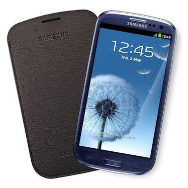Samsung Leather Pouch Cover (Samsung Galaxy S III) (EFC-1G6LCECSTD)