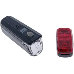 CONTEC Leuchten-Set LS-247 Slim schwarz