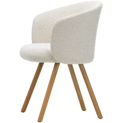 Vitra Armlehnstuhl Mikado Armchair Bezug elfenbein/perle beige, Designer Edward Barber & Jay Osgerby, 59x81x56.5 cm