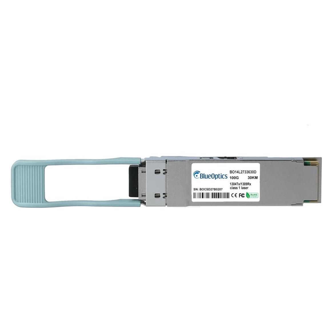 BlueOptics QSFP28 Bidi Transceiver 100GBASE-ER1-BX-U 30KM (BO14L2733630D-BO)