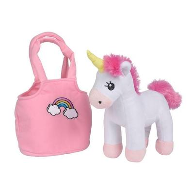 Plüsch Einhorn mit Tasche