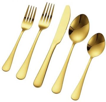 Tools, Home & Hobby Gold Silverware Set Stainless Steel Flatware Set For Dishwasher Safe Gold Silverware Set Stainless Steel Flatware Set For Dishwasher Safe