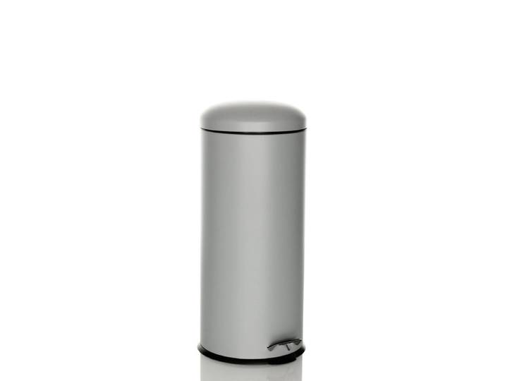 Collecteur De Déchets / Poubelle À Pédale Clean Viii 30l Acier Gris Hjh Office