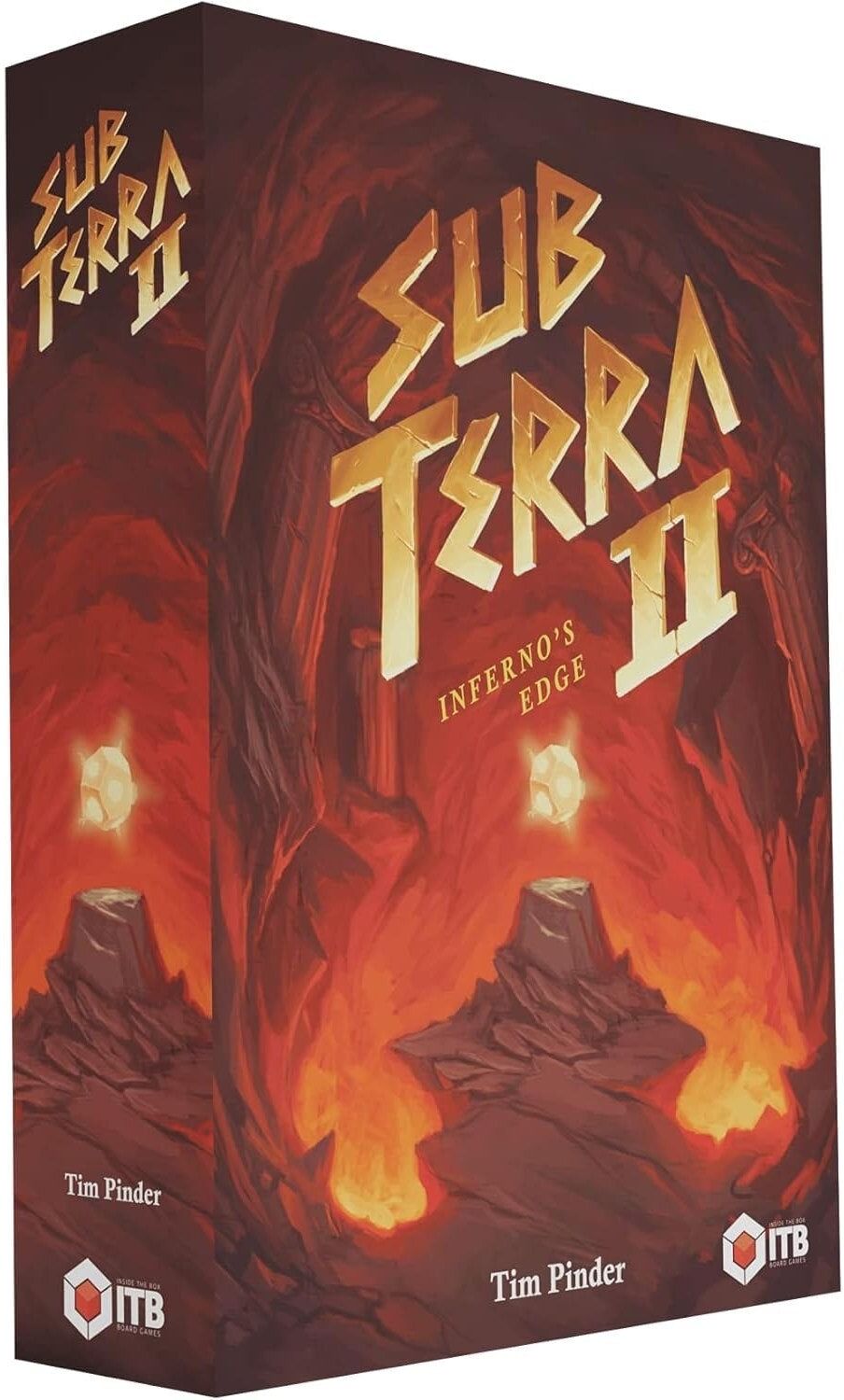 Sub Terra II: Inferno's Edge Cooperative Board Game for 1–6 Players by Inside the Box Board Games