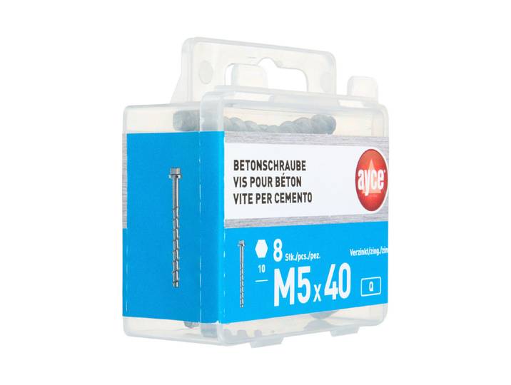Ayce Betonschraube Sw10 × 40 mm 8 Stück