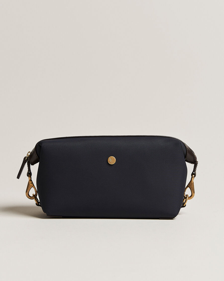 Mismo M/S Nylon Washbag Navy/Dark Brown men One size Blå
