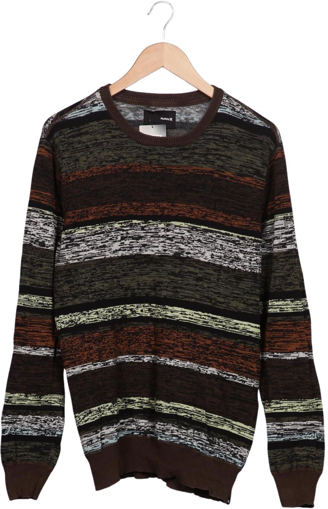 Hurley Herren Pullover, Mehrfarbig, Gr. L, Baumwolle - Second Hand