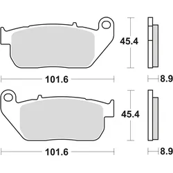 TRW Bremsbelag MCB 753