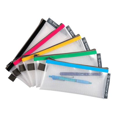 Exacompta Tasche EVA mit Reißverschluss, flexibel aus PP, 8x18cm