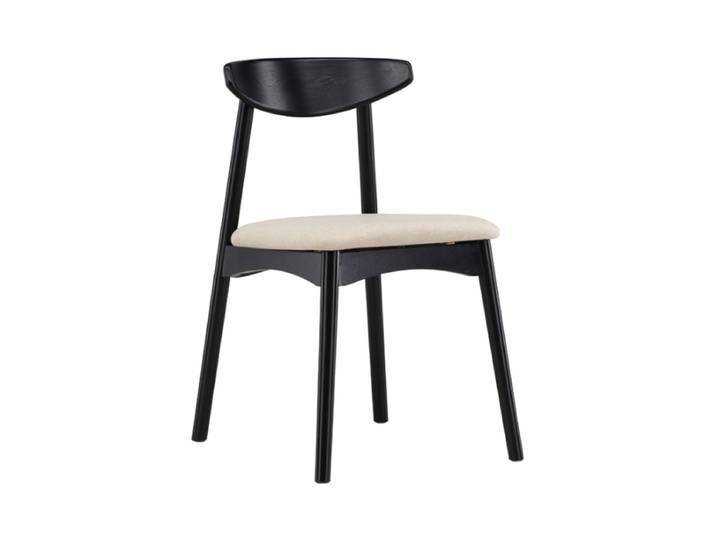 Massivholz Design Stuhl „Ven“ Eiche Schwarz VE DESIGN