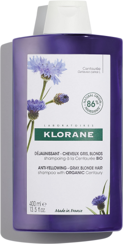 Klorane Centáurea Bio Champô Anti-Amarelamento Neutralizante 400ml