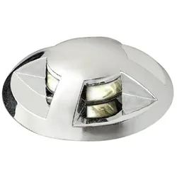 Bodeneinbauspot LED kappe 6er-Basis-Set Edelstahl