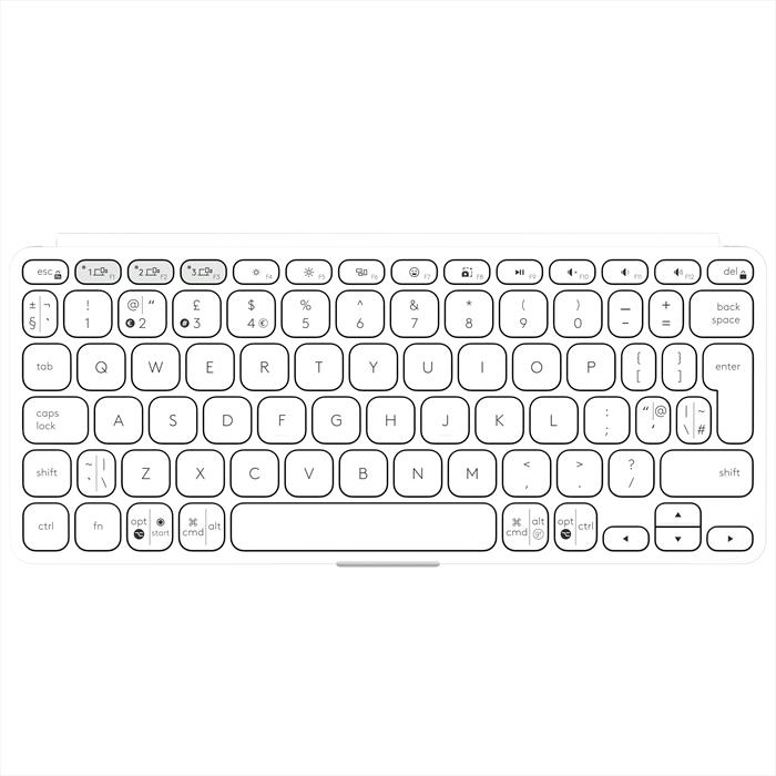 Logitech Tastiera Keys To Go 2-pale Grey