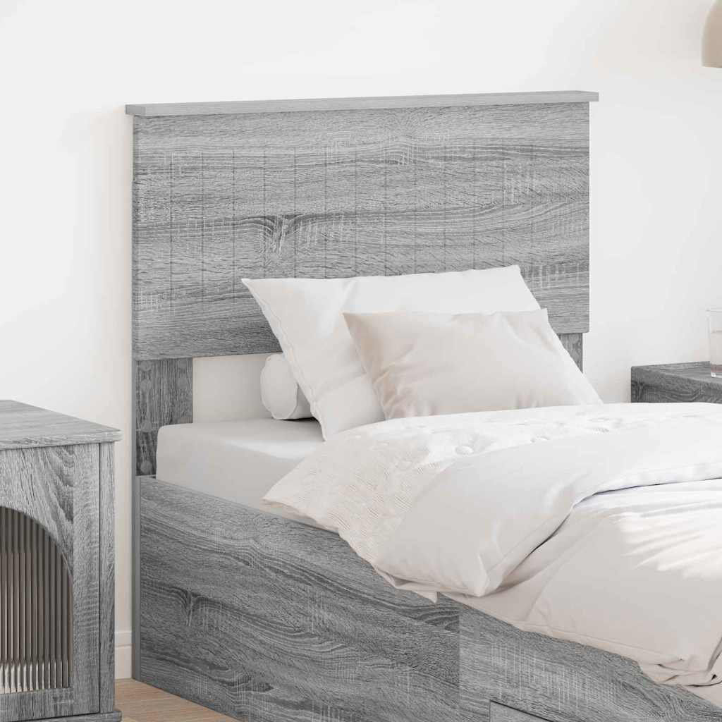 17 Stories Headboard Grey Sonoma 80 x 190cm