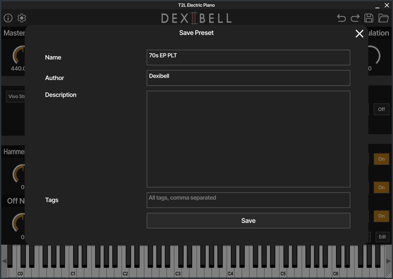 Dexibell T2L Electric Piano