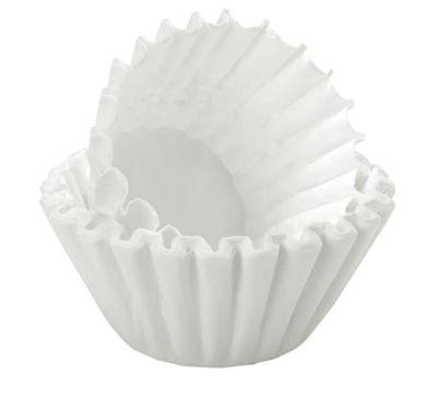 Korbfiltertüten, für Kaffeemaschinen mit 90er-Korbfilterspiegel, 90 x 250 mm, reißfest, Papier, weiß, 250 Stück