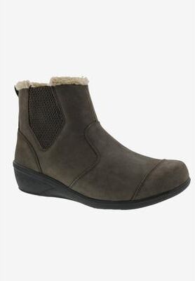 Women's Jayla Bootie by Drew in Olive Nubuck (Size 7 M)