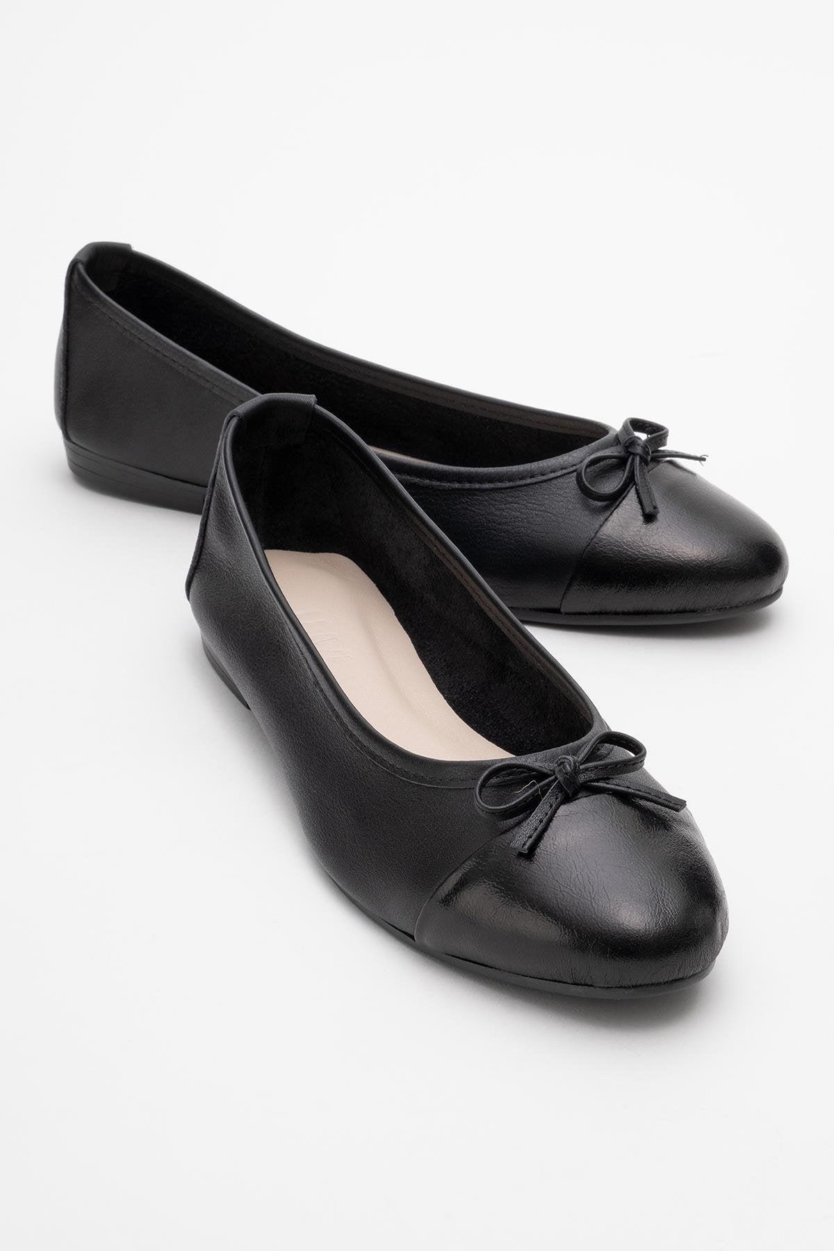 Rayne Cap Zehenpartie Leder Ballerinas Damen