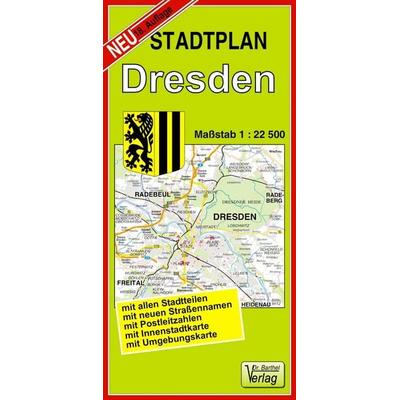 Stadtplan Dresden, Sonstige von Verlag Barthel, Barthel, A, 978-3-89591-036-4