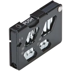 Multifunktionswerkzeug, 21 Funktionen, Innen-Sechskantschlüssel (3,4,5,6 mm), Innenrundschlüssel, Schraubenzieher, Schraubenschlüssel (5-14 mm), Speichennippelspanner (3,2 und 3,5 mm), Flaschenöffner