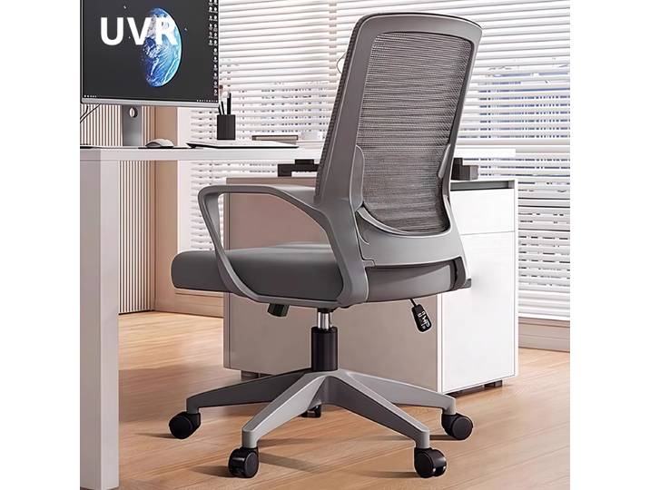 UVR chaise d'ordinateur dossier ergonomique chaise ascenseur réglable patron chaise confortable respirant maille personnel tabouret chaise athlétique