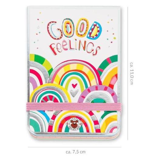 Trendhaus Notizblock Good Feelings (110 x 75 mm) (961488)